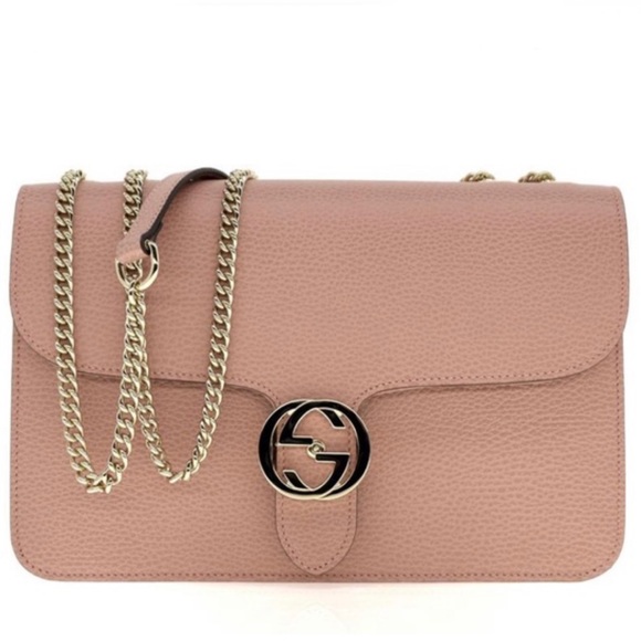 Gucci interlocking GG medium calfskin bag NEW